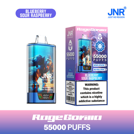 JNR Rage Gorrila 55000 Züge Blueberry Sour Raspberry