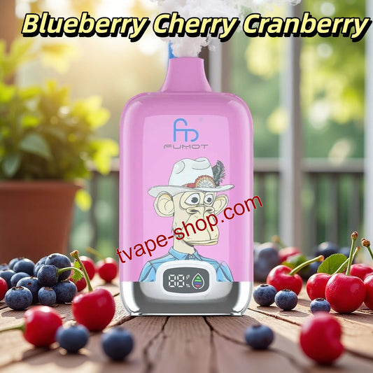 RandM Tornado 12000 Puffs Blueberry Cherry Cranberry Vape