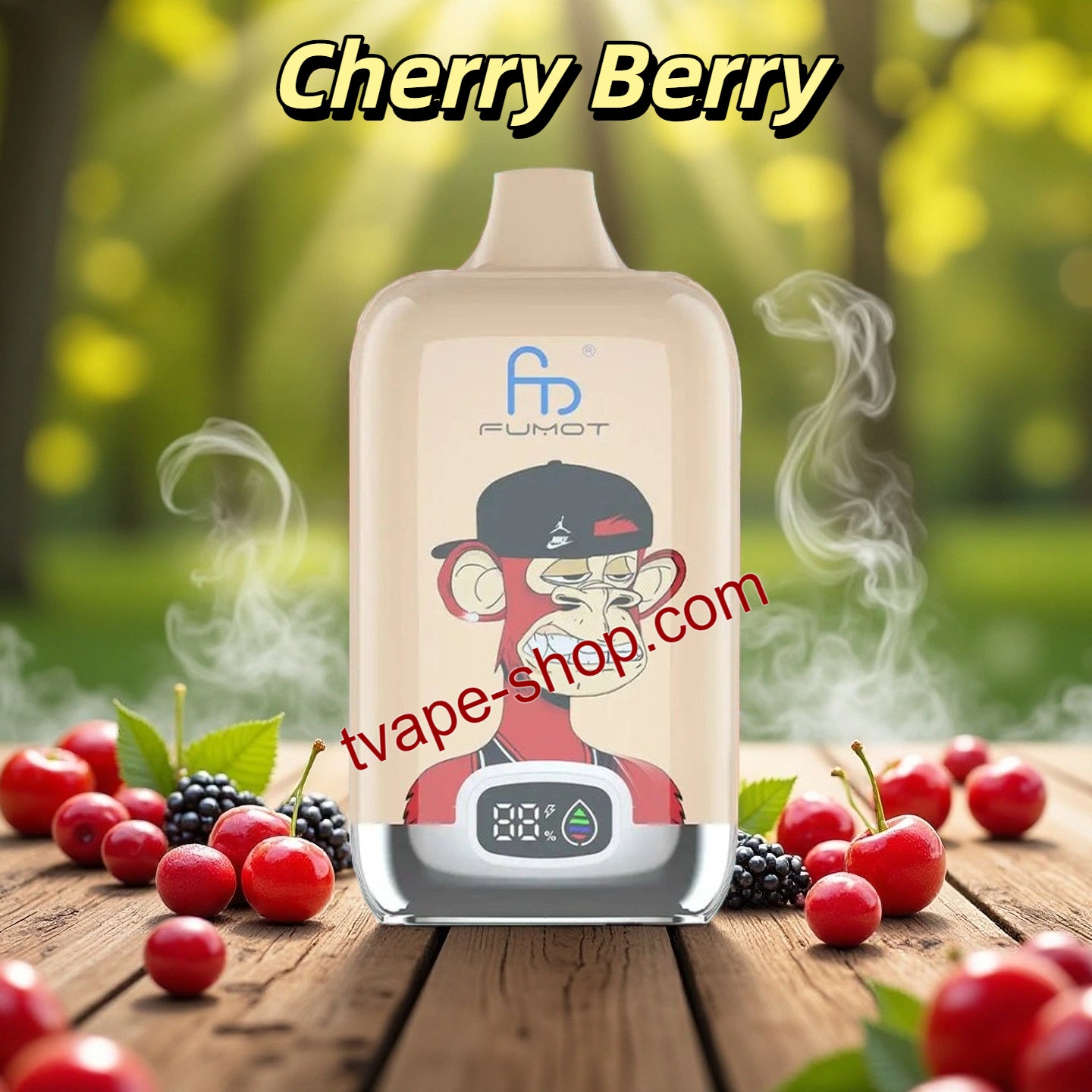RandM Vape Digital Box 12000 Puffs Cherry Berry
