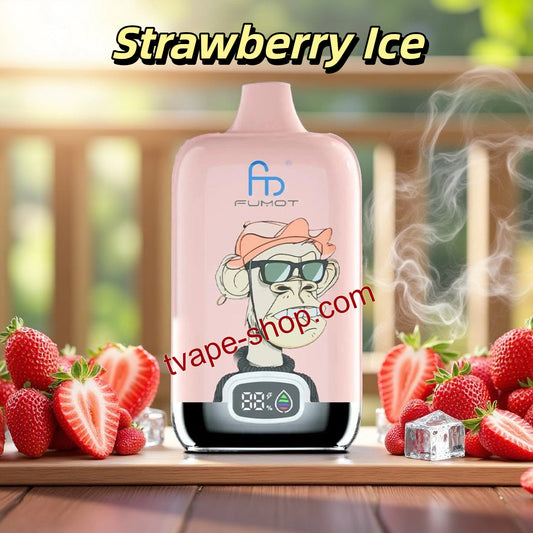 Strawberry Ice RandM 12K Vape 