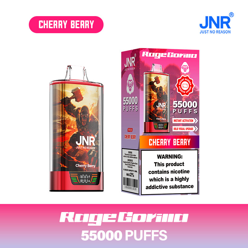 JNR Vape Rage Gorilla 55000 Züge Cherry Berry