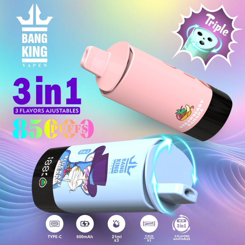 Bang King Triple 85000 3-in-1 Einweg-Vape