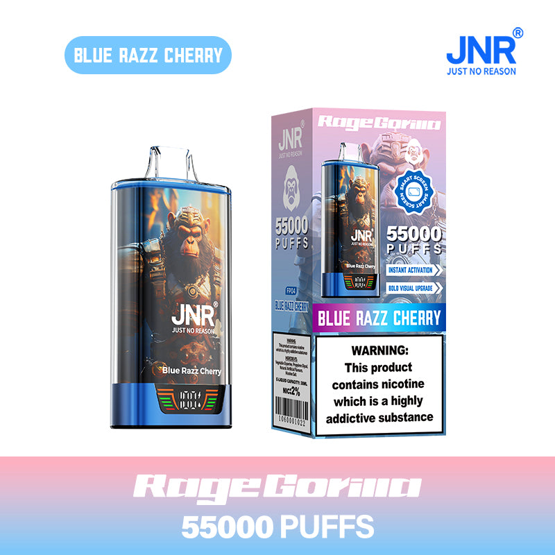 JNR Rage Gorrila 55K Züge Blue Razz Cherry