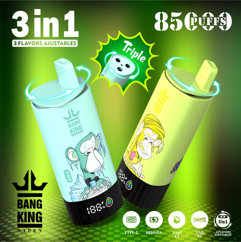 Bang King Triple 85000 3-in-1 Einweg-Vape