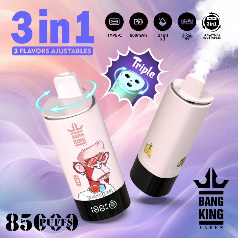 Bang King Triple 85000 3-in-1 Einweg-Vape