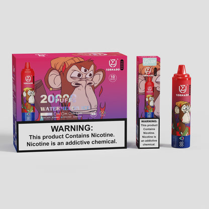 12 Geschmack UZY Tornado 20000 Puffs Vape