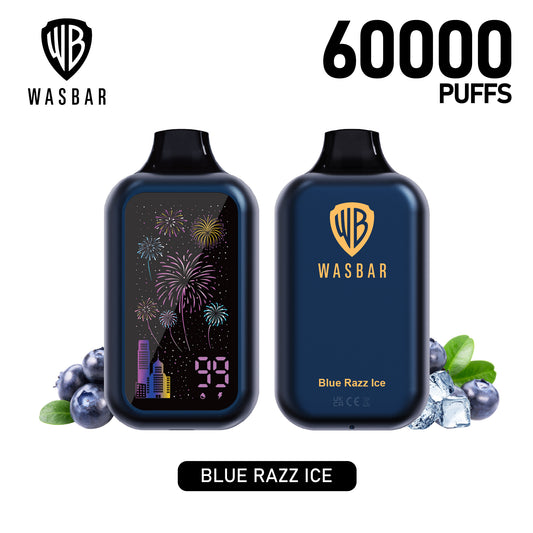 WASBAR 60K Blue Razz Ice Geschmack