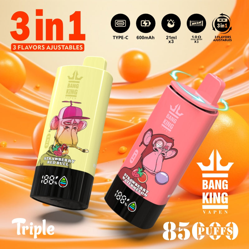Bang King Triple 85000 3-in-1 Einweg-Vape