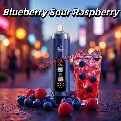 Al Fakher Crown Bar Blueberry Sour Raspberry Geschmack