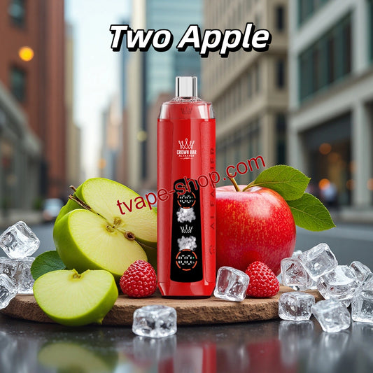8000 Puffs Al Fakher Two Apple Geschmack