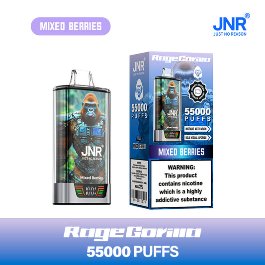 JNR Rage Gorrila 55K Vape Mixed Berries Geschmack