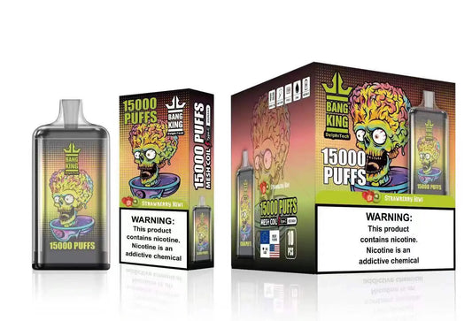Bang King 15000 Strawberry Kiwi 650-mAh-Akku