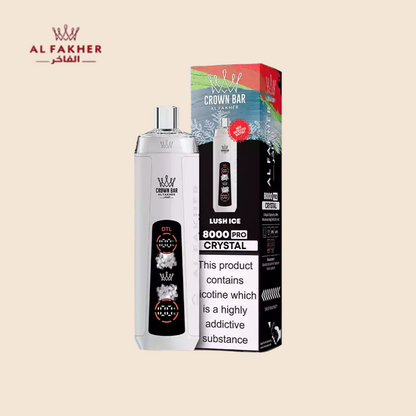 Lush Ice Al Fakher Crown Bar 8000 Crystal Vape