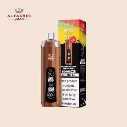 Al Fakher Crown Bar 8000 Watermelon Pineapple