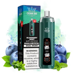 Al Fakher Crown Bar 8000 Vape Blueberry Mint