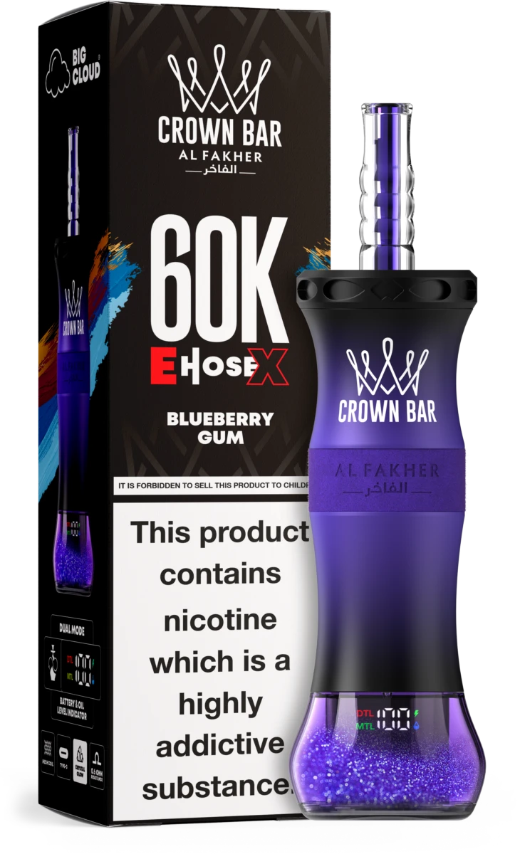 Al Fakher Vape 60K Züge Blueberry Gum