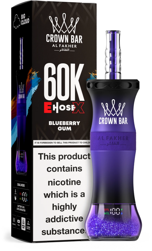 Al Fakher Vape 60K Züge Blueberry Gum