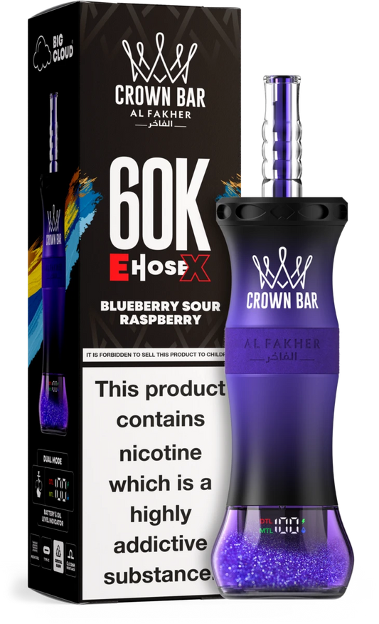 Al Fakher Vape 60K Puffs Blueberry Sour Raspberry