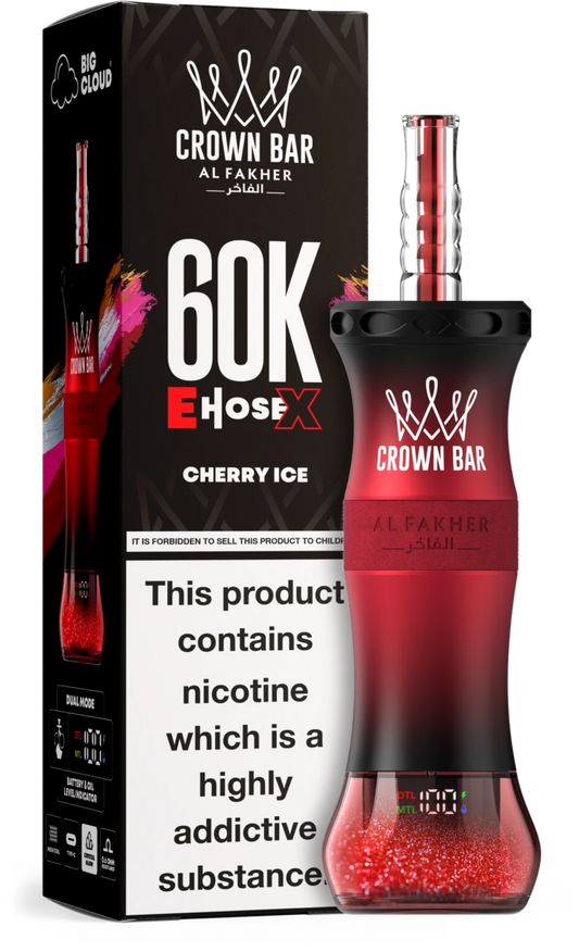 Al Fakher E-Hose X 60K Züge CHERRY ICE