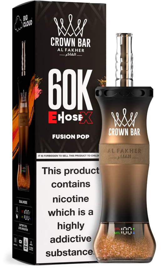 Al Fakher E-Hose X 60K Vape FUSION POP Geschmack