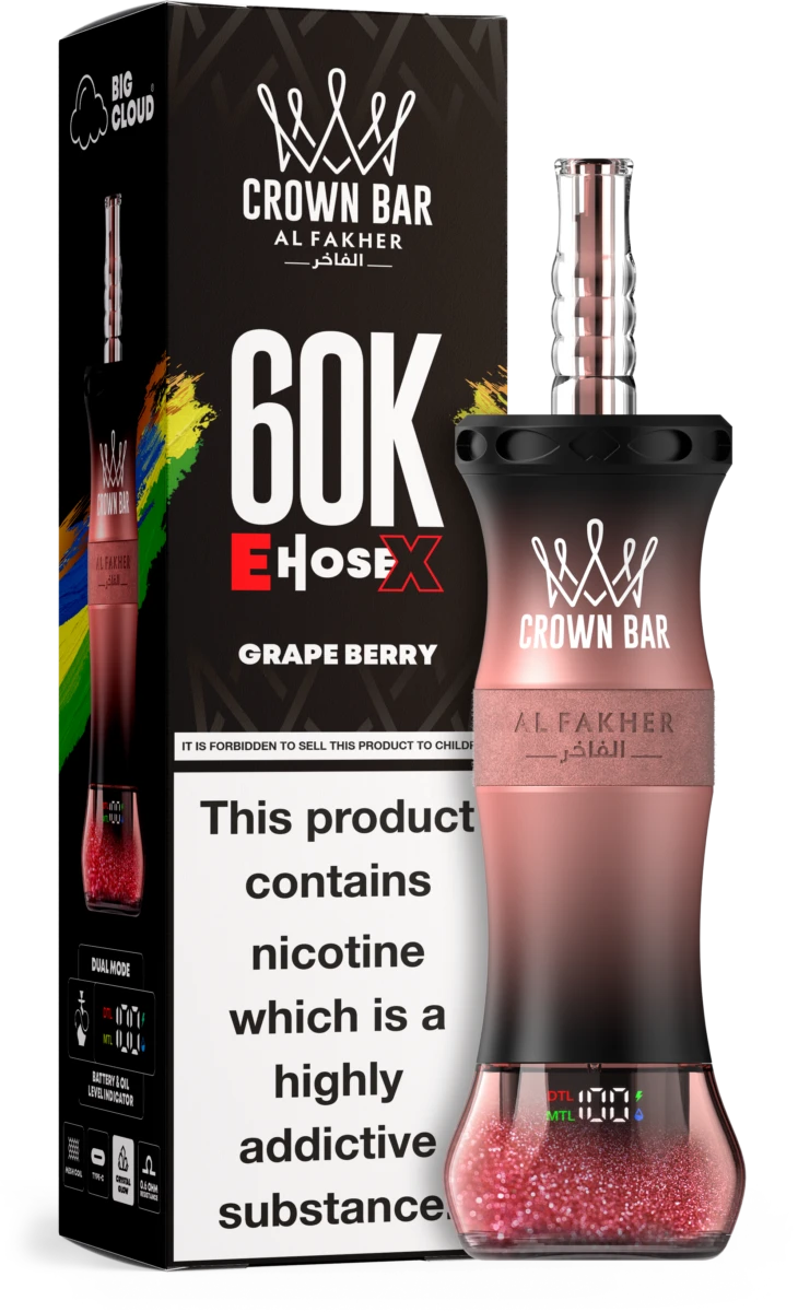 Mesh Coil Al Fakher Vape 60K Puffs GRAPE BERRY