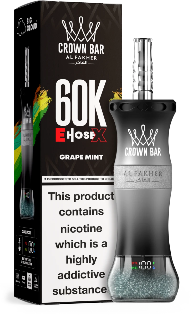 GRAPE MINT Geschmack Al Fakher E-Hose X 60K Vape