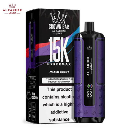 15000 Puffs Mixed Berry Al Fakher Crown Bar Vape