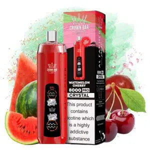Al Fakher Crown Bar 8000 Puffs Watermelon Cherry