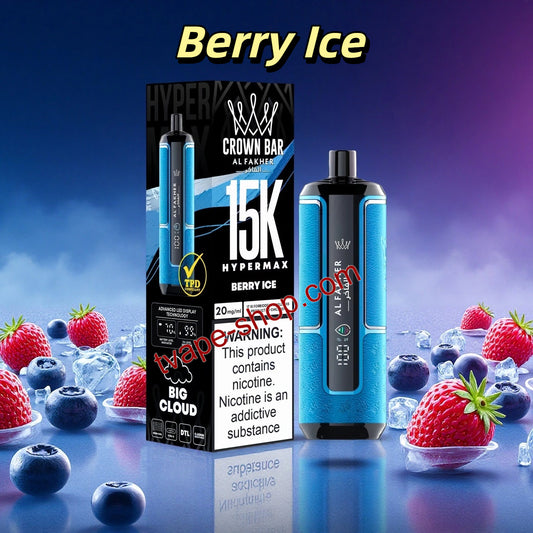 Berry Ice Al Fakher Crown Bar HyperMax 15K