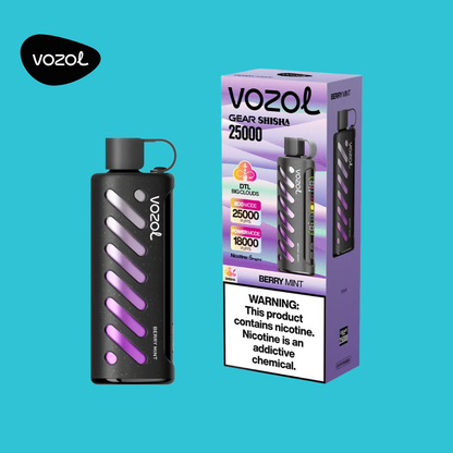 Vozol Gear Shisha 25000 Vape Berry Mint