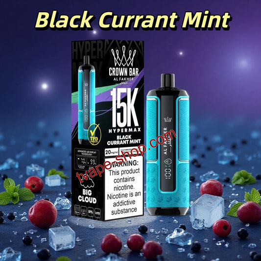 Black Currant Mint Al Fakher Vape 15000