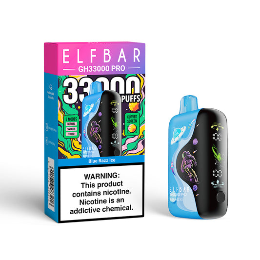 Elfbar GH 33000 Pro Vape 33K Puffs Blue Razz Ice