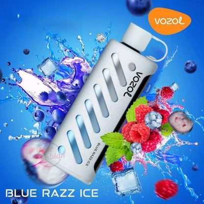 Vozol Gear Shisha 25K Züge Blue Razz Ice