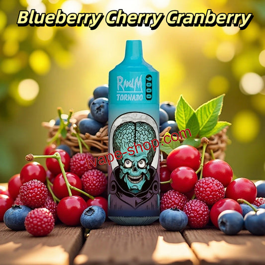 Blueberry Cherry Cranberry RandM Tornado 9000