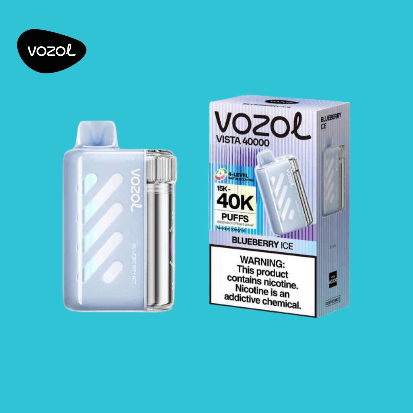 Vozol Vista 40000 Puffs Blueberry Ice