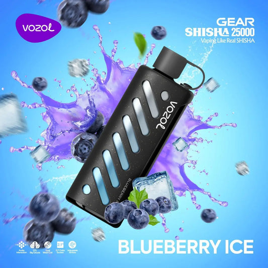 Vozol 25K DTL-Einweg-Vape Blueberry Ice
