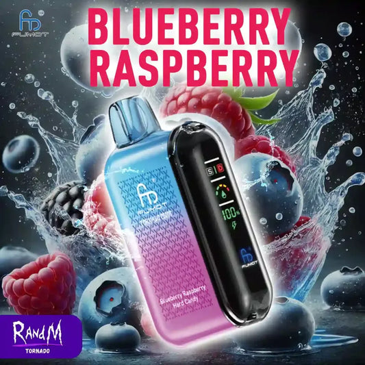 20000 Puffs Blueberry Raspberry RandM Tornado 20K Vape