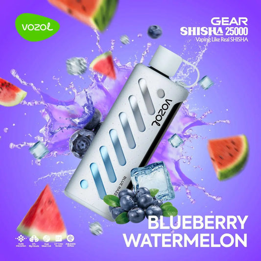 Vozol Gear Shisha 25K Puffs Blueberry Watermelon