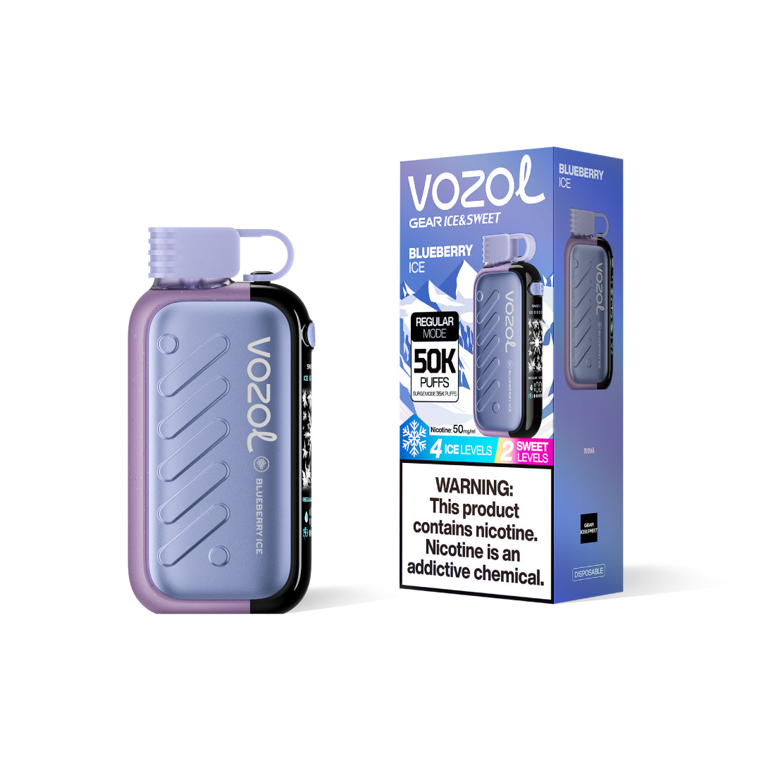Blueberry Ice VOZOL Gear 50K Puffs Vape