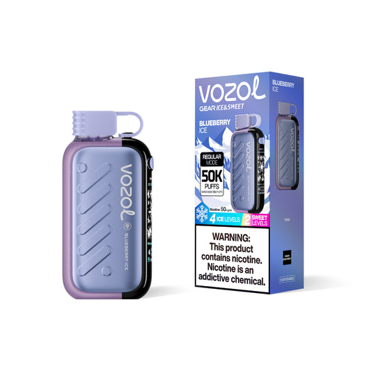 Blueberry Ice VOZOL Gear 50K Puffs Vape