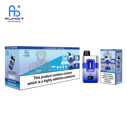 Cactus Ice & Cactus Kiwi FUMOT ECO 2IN1 50K Puffs Vape