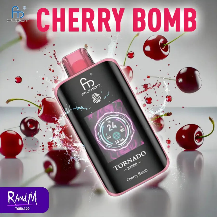 RandM Tornado 25000 Puffs Vape Cherry Bomb Geschmack