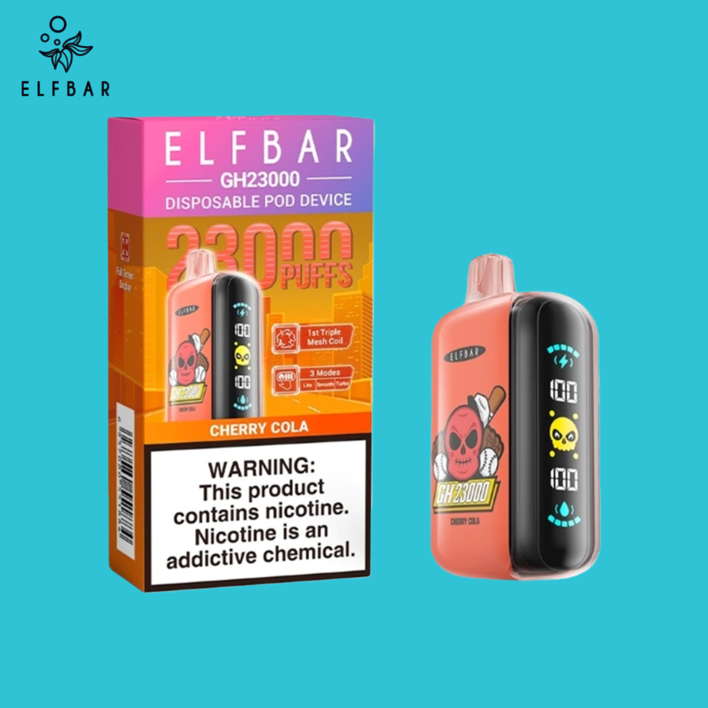 Elf Bar 23000 puffs Cherry Cola Vape