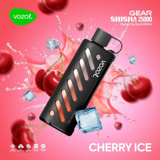 Vozol 25K Gear Shisha Vape Cherry Ice