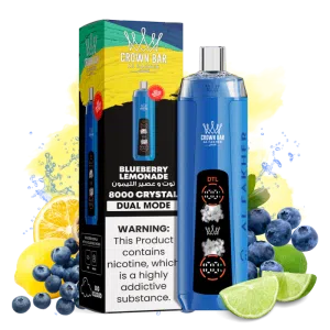 Al Fakher Crown Bar 8000 Blueberry Lemonade
