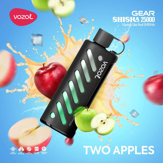 Vozol Gear Shisha 25K Puffs Two Apples