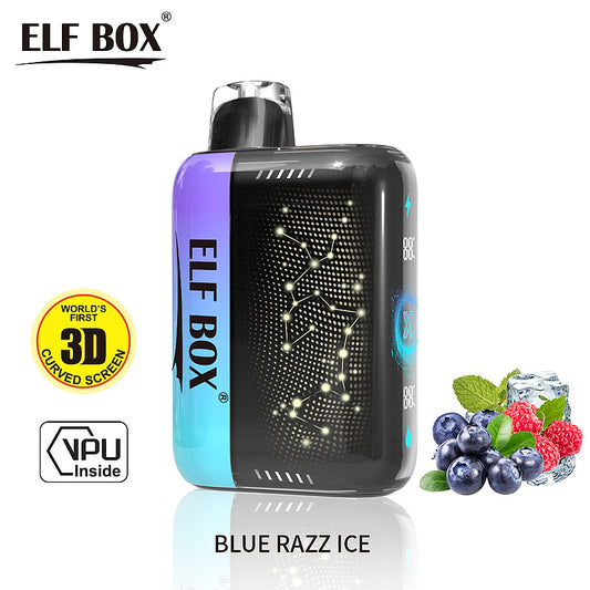 ELF Box Pulse X 25000 Puffs Blue Razz Ice