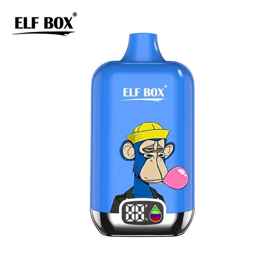 Blue Razz Ice ELF BOX Digital 12000 Vape