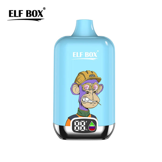 Blueberry Sour Raspberry  ELF BOX Digital 12000 Puffs Vape
