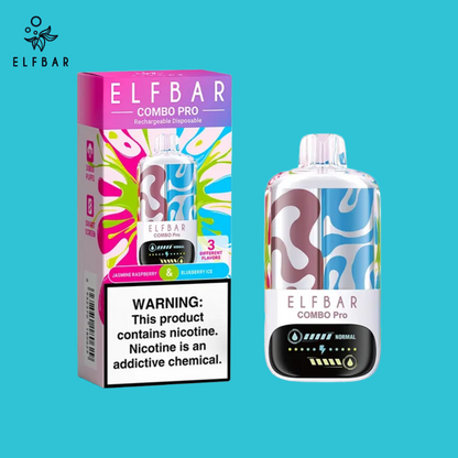 Elfbar Combo Pro 30K Jasmine Raspberry & Blueberry